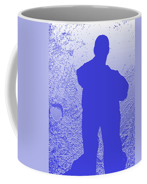 Abstract Portrait Coffee Mug featuring the photograph Shadowland by Geoff Jewett