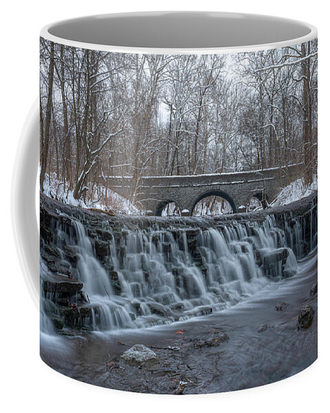 Snow Coffee Mug featuring the photograph Sharon Woods, Winter by Arthur Oleary