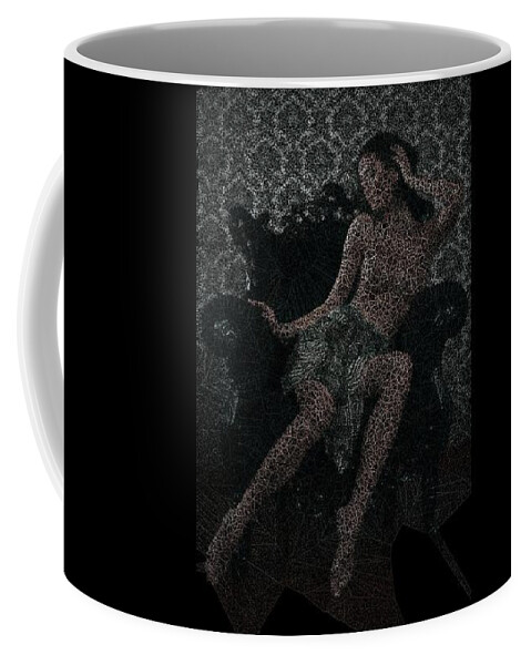 Vorotrans Coffee Mug featuring the digital art Shasti by Stephane Poirier