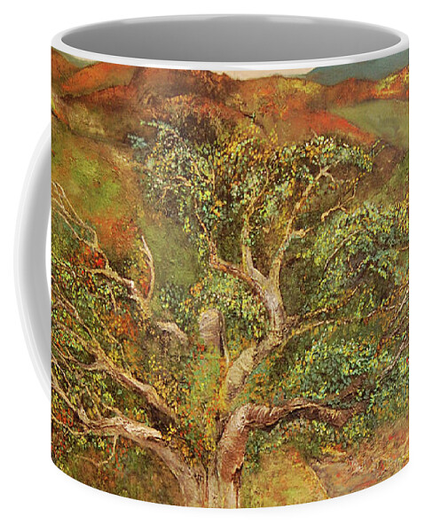 Landscape Coffee Mug featuring the painting Shenendoah Dream by Anitra Boyt