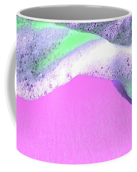  Coffee Mug featuring the digital art Sherbet Shores by Cindy Greenstein