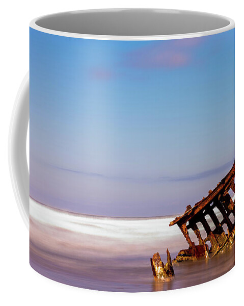Ship Coffee Mug featuring the photograph Ship Wreck by Dheeraj Mutha