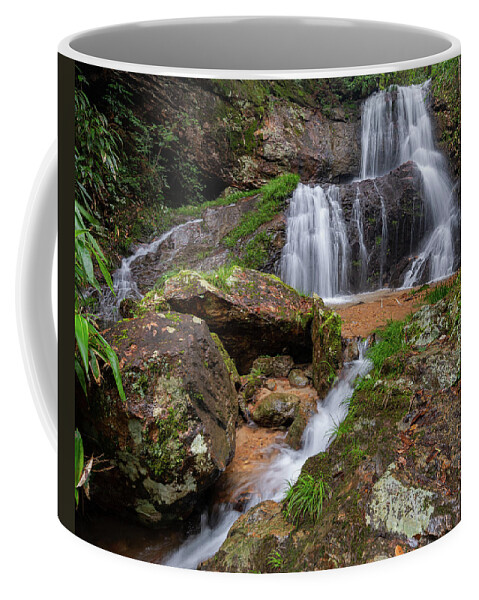 Waterfall Coffee Mug featuring the photograph Shu Nu Waterfall 8x10 Horizontal by William Dickman