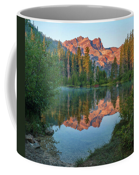 00574849 Coffee Mug featuring the photograph Sierra Buttes From Sand Pond, Tahoe National Forest, California by Tim Fitzharris