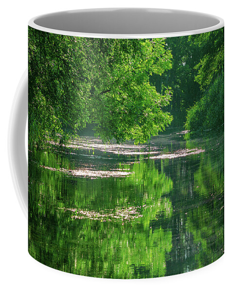 Spreewald Coffee Mug featuring the photograph Silent water on a summer evening by Sun Travels