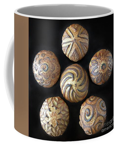 Bread Coffee Mug featuring the photograph Six Score Sourdough Sampler 1 by Amy E Fraser