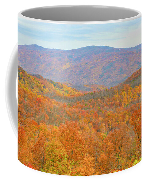 Nunweiler Coffee Mug featuring the photograph Ski Mountain Autumn by Nunweiler Photography