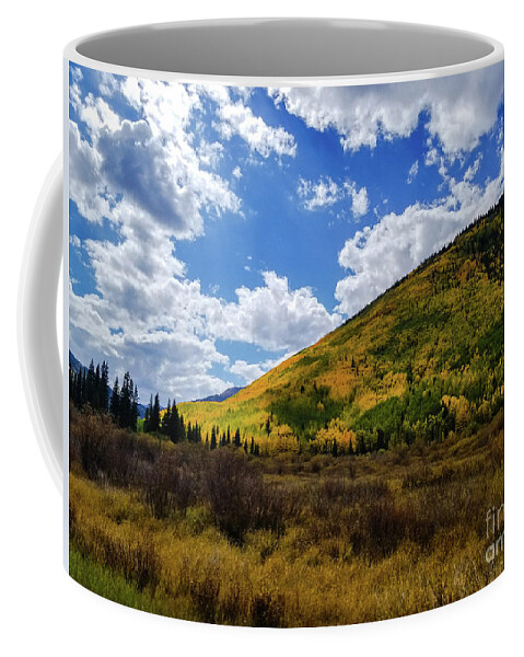 Colorado Coffee Mug featuring the photograph Skies vs Mountain by Elizabeth M