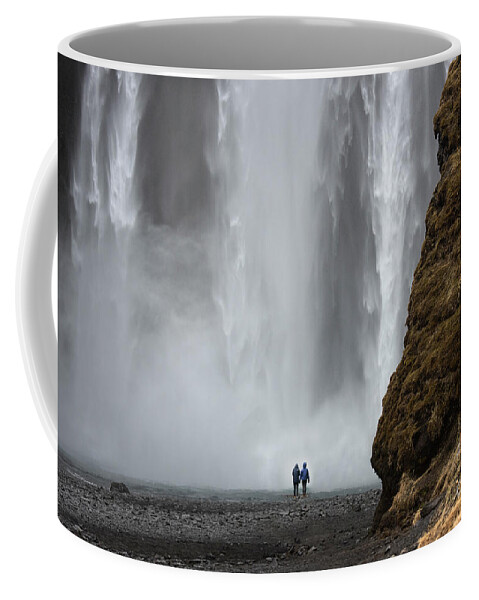 Iceland Coffee Mug featuring the photograph Skogafoss, Iceland by Sandra Bronstein