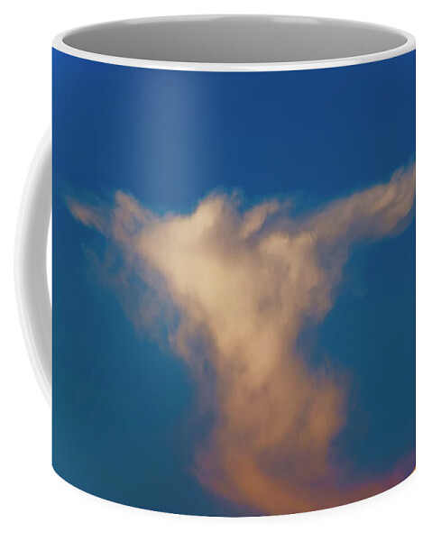 Cloud Coffee Mug featuring the photograph Sky Angel by Debra Grace Addison
