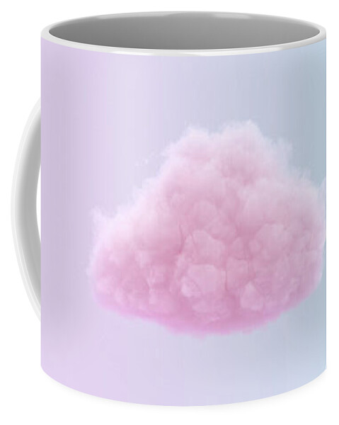 Pink Coffee Mug featuring the digital art Sky Candy by Noboru Garcia