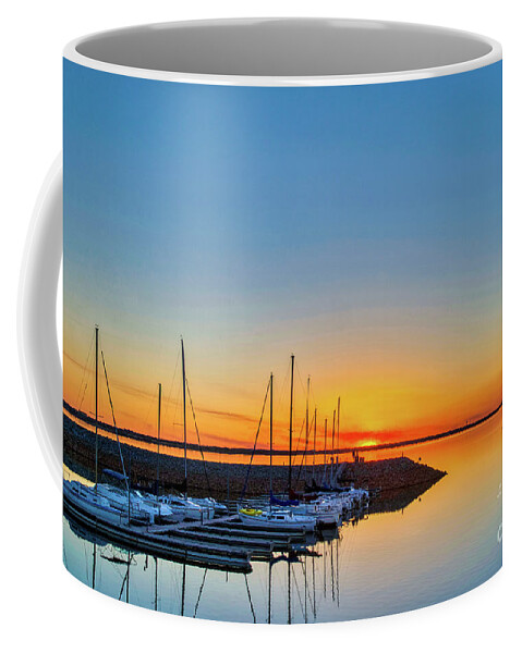 Reflections Coffee Mug featuring the photograph Sleeping yachts by Paul Quinn