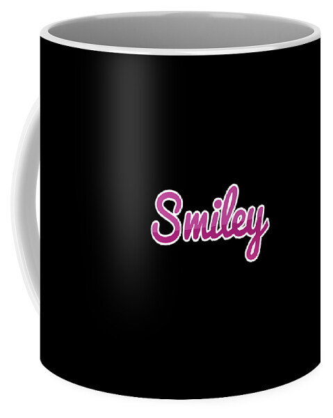 Smiley Coffee Mug featuring the digital art Smiley #Smiley by TintoDesigns