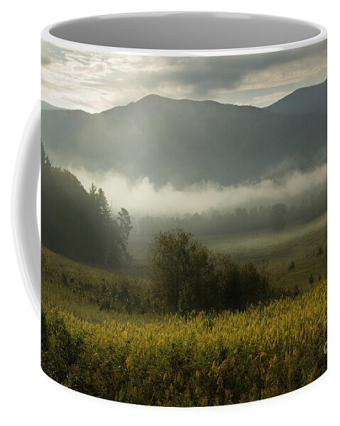 Sunrise Coffee Mug featuring the photograph Smoky Mountain October 2 by Mike Eingle