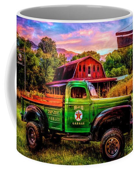 1941 Coffee Mug featuring the photograph Smoky Mountain Vintage in HDR Detail by Debra and Dave Vanderlaan
