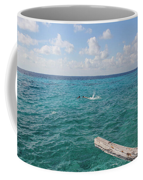 Tropical Vacation Coffee Mug featuring the photograph Snorkeling by Ruth Kamenev