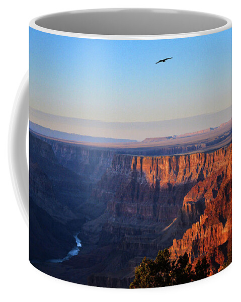 Grand Canyon Coffee Mug featuring the photograph Soaring Over the Grand Canyon by Chance Kafka