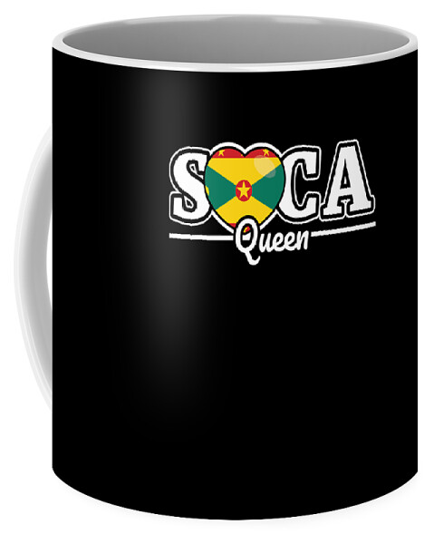 Dancehall Coffee Mug featuring the digital art Soca Music Queen gift St Lucia Carnival Wining Dancing Gift Grinding Dance Caribbean Culture Party by Martin Hicks
