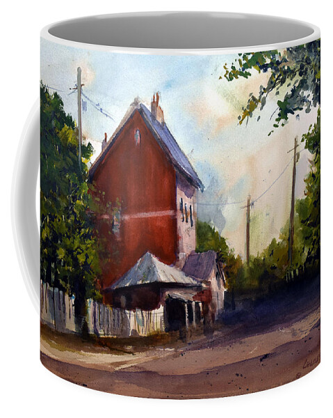 Sofala. New South Wales Coffee Mug featuring the painting Sofala Post Office, NSW Australia by Charles Rowland