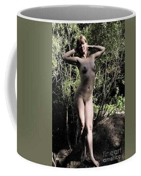 Girl Coffee Mug featuring the photograph Soft In The Shade by Robert WK Clark