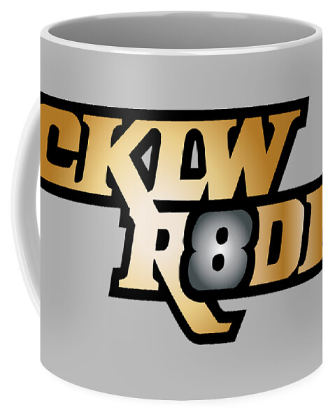 Cklw Radio Logo Classic Illustration Coffee Mug featuring the digital art Solid Gold CKLW Mid-70s Logo by Thomas Leparskas