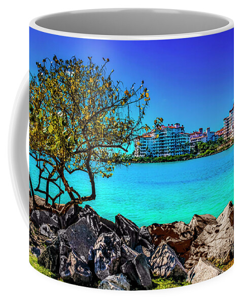 South Pointe Park In Miami Beach Coffee Mug featuring the photograph South Pointe Park in Miami Beach 7495 by Carlos Diaz