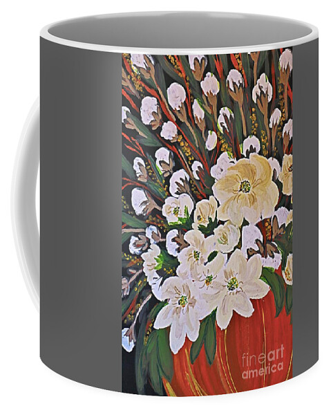 Prints Coffee Mug featuring the painting Southern Centerpiece by Barbara Donovan