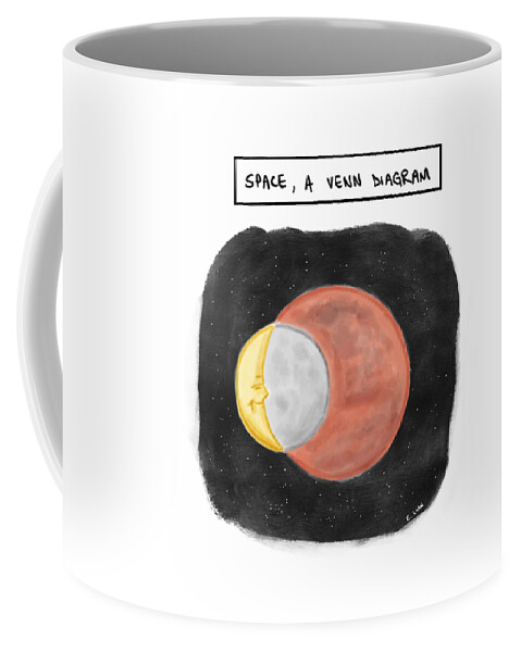 Space, A Venn Diagram Coffee Mug