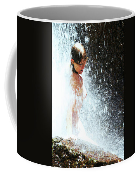 Girl Coffee Mug featuring the photograph Sparkling by Robert WK Clark
