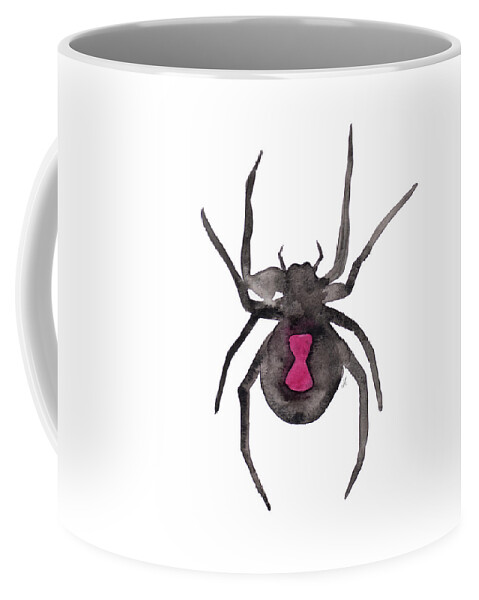 Spider Coffee Mug featuring the mixed media Spider I by Nola James