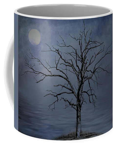 Tree Coffee Mug featuring the photograph Spooky Snag by Cathy Kovarik