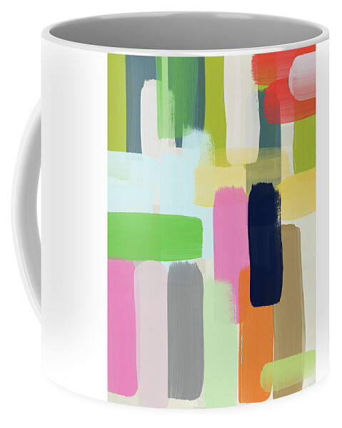 Modern Coffee Mug featuring the mixed media Spring Breeze- Art by Linda Woods by Linda Woods