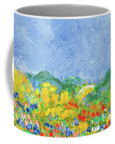Texas Spring Flowers Coffee Mug featuring the painting Spring in Texas by Bjorn Sjogren