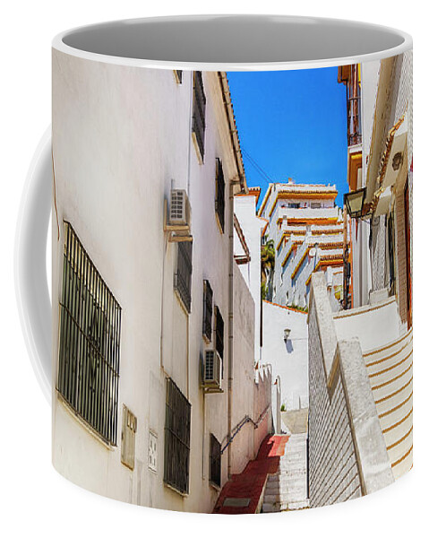 Ancient Coffee Mug featuring the photograph spring season, Spain by Ariadna De Raadt