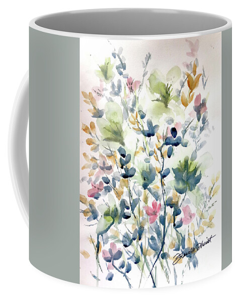 Elegant Coffee Mug featuring the painting Spring Show by Francelle Theriot
