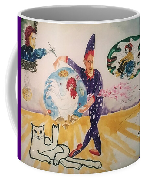 Ricardosart37 Coffee Mug featuring the painting Spring Wizardry by Ricardo Penalver deceased