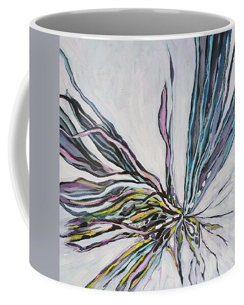 Snow Coffee Mug featuring the painting Sprout by Jo Smoley