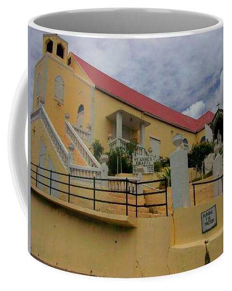 Catholic Chapel Church St Thomas Coffee Mug featuring the photograph St Ann Chapel by Carol Daniel Faust