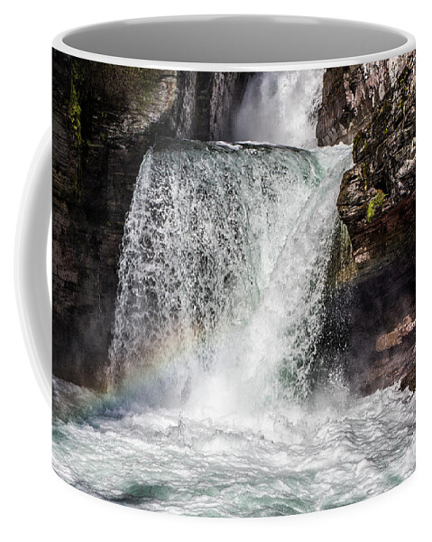 Waterfalls Coffee Mug featuring the photograph St. Mary Falls by Kathy McClure