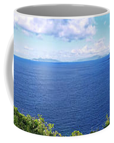  Coffee Mug featuring the photograph St. Thomas Northside Ocean View by Climate Change VI - Sales