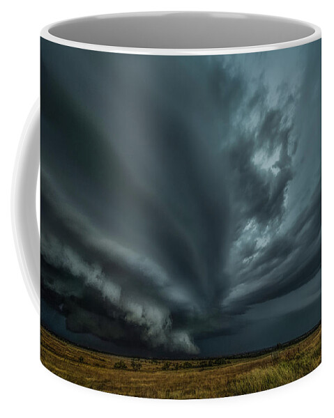 Storm Coffee Mug featuring the digital art Stacked Shelf Oklahoma 2017 by Jesse POST