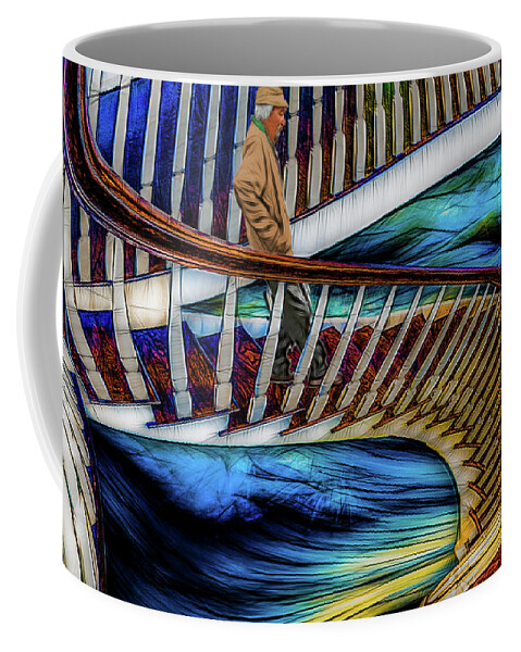 Perdition Coffee Mug featuring the photograph Stairway to Perdition by Paul Wear