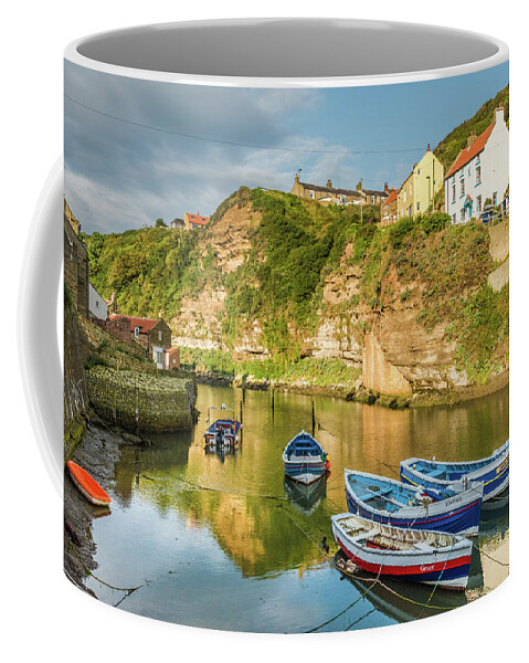 North Yorkshire Coffee Mug featuring the photograph Staithes, Yorkshire by David Ross
