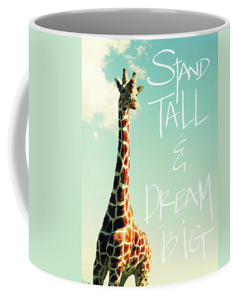 Stand Coffee Mug featuring the painting Stand Tall And Dream Big by Susan Bryant