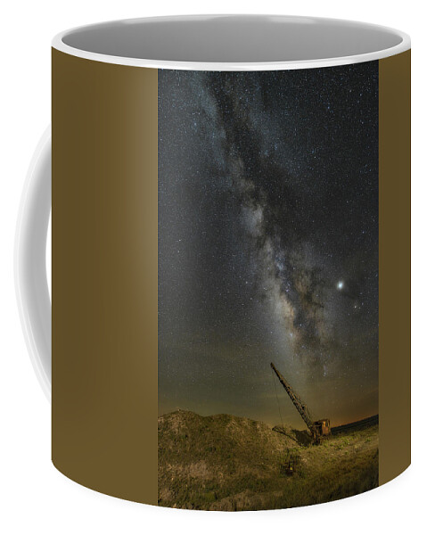 Milky Way Coffee Mug featuring the photograph Star Digger 2 by James Clinich
