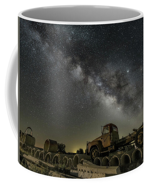 Milky Way Coffee Mug featuring the photograph Star Truck 1 by James Clinich
