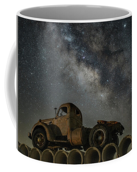 Milky Way Coffee Mug featuring the photograph Star Truck 3 by James Clinich