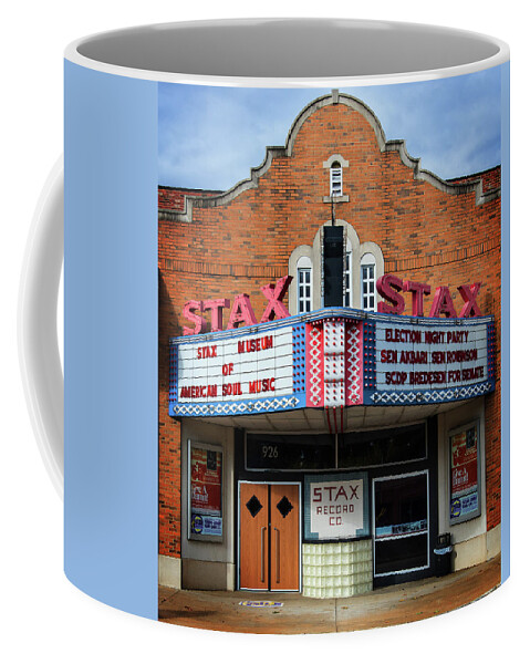 Stax Coffee Mug featuring the photograph Stax Records by Bud Simpson