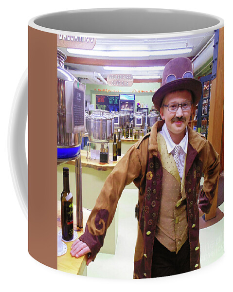 Halloween Coffee Mug featuring the photograph Steampunk Gentleman Costume 5 by Amy E Fraser