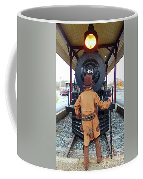 Halloween Coffee Mug featuring the photograph Steampunk Gentleman Costume 6 by Amy E Fraser